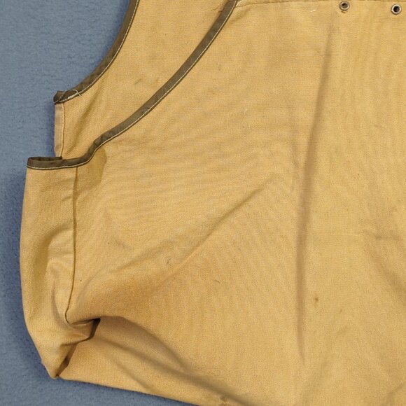Carhartt VTG Vest Men's XL Brown Hunting Game Bag Canvas Shooting Union Made USA - Picture 16 of 16